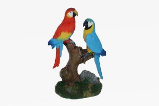 Obrázek z Papoušci pár polyresin 13,5cm 